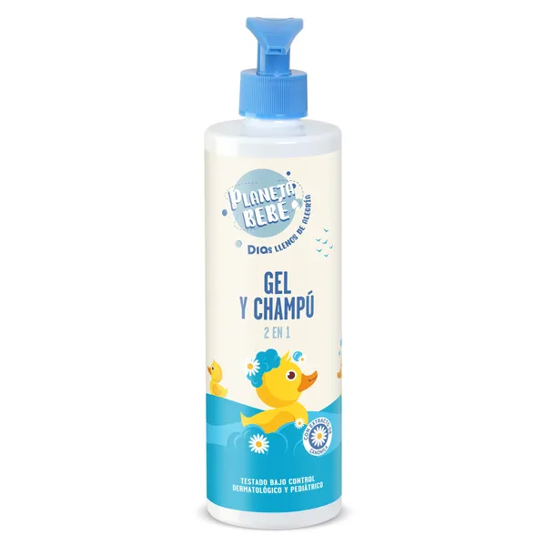 Gel y champú infantil Dia Planeta Bebé 500 ml 2
