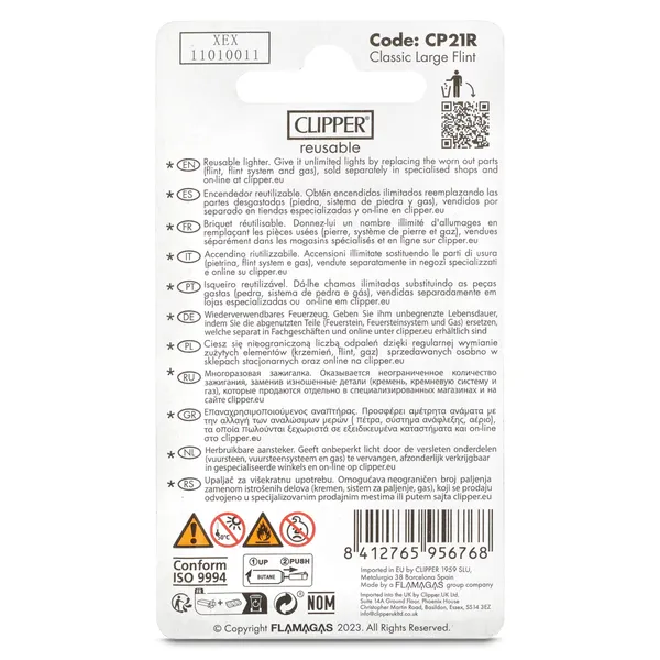 Mechero recargable Clipper 3 unidades 3