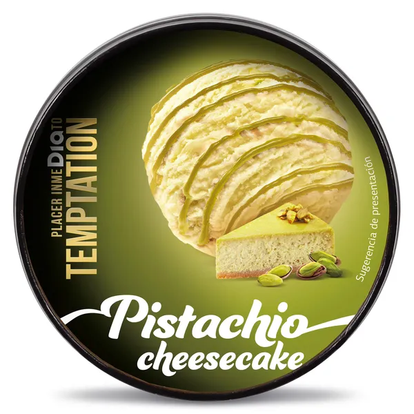 Tarrina de pistacho cheesecake Dia Temptation 350 g 2