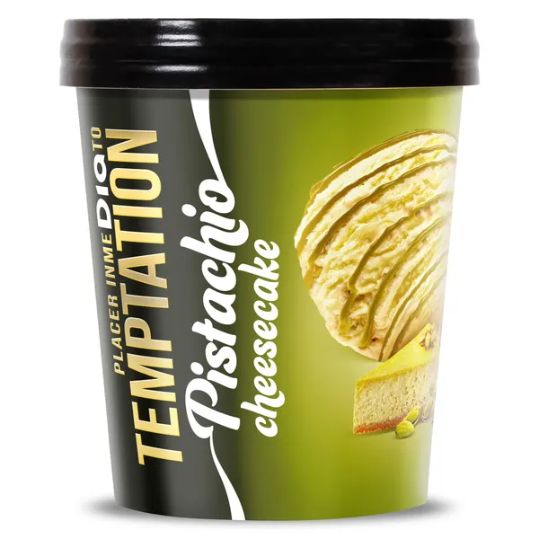 Tarrina de pistacho cheesecake Dia Temptation 350 g 3