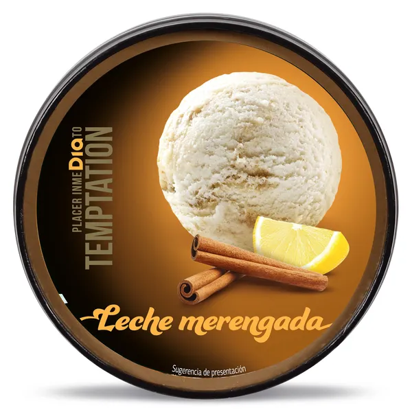 Helado leche merengada Temptation de Dia tarrina 350 g 2