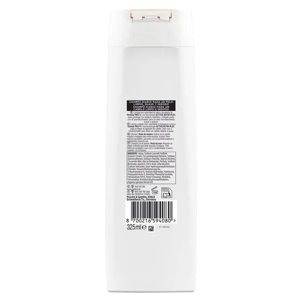 Champú suave y liso Pantene botella 325 ml 2
