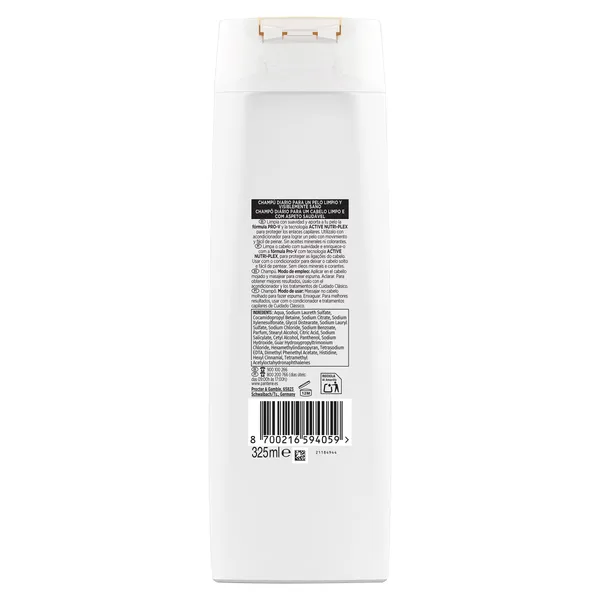 Champú cuidado clásico Pantene botella 325 ml 2