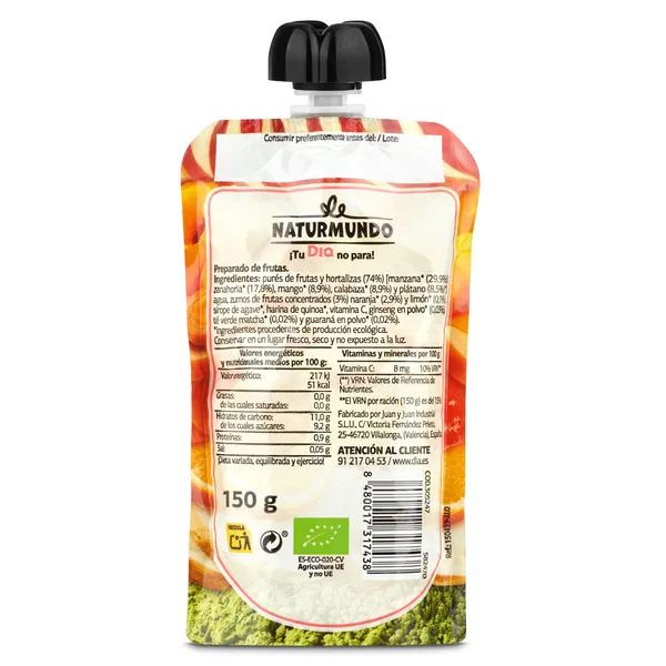 Smoothie energy Dia Naturmundo 150 ml 3