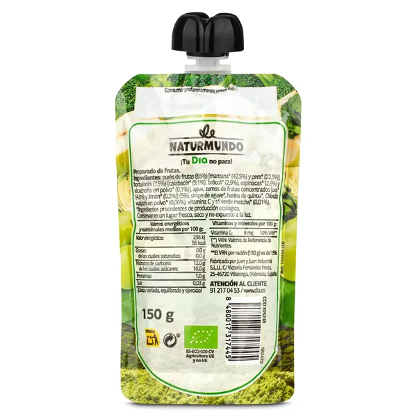 Smoothie detox Dia Naturmundo 150 ml 3