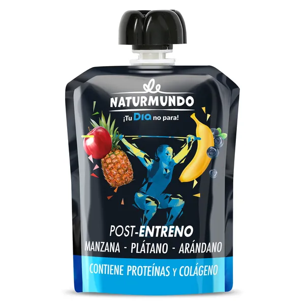 Pouch post entreno de frutas Dia Naturmundo 90 g 2