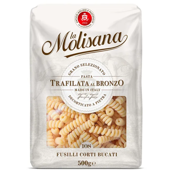 Fusilli corti bucati La molisana 500 g 2