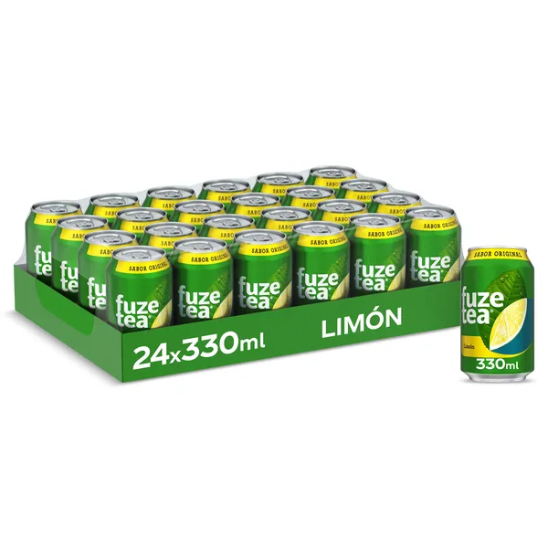 Fuze tea de limón pack 24 x 330 ml