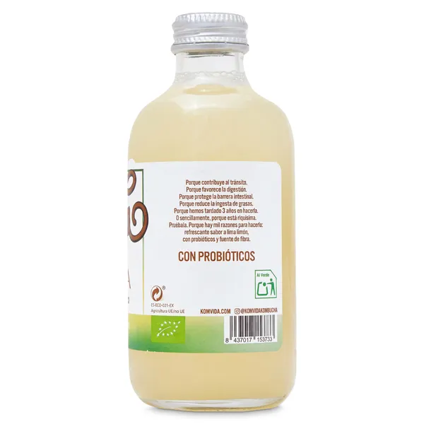 Kombucha fibra Komvida 250 ml 2