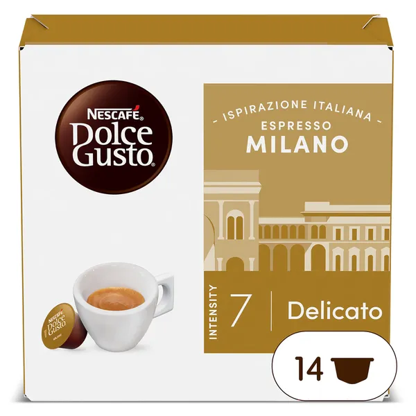Café en cápsulas espresso milano Nescafé Dolce Gusto caja 14 unidades