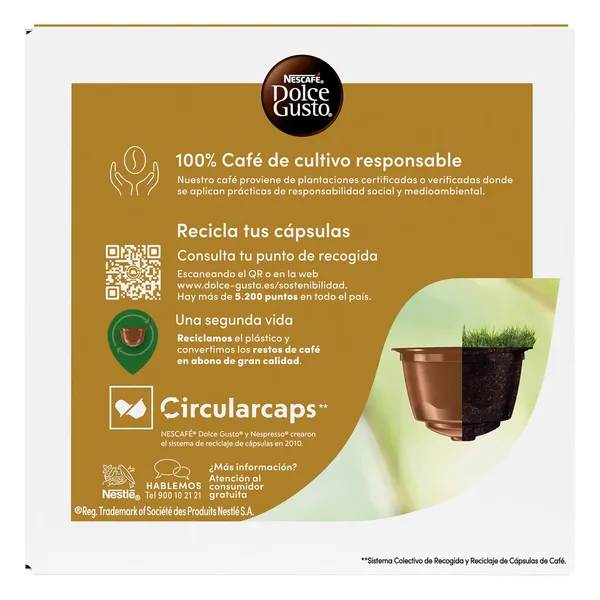 Café en cápsulas espresso milano Nescafé Dolce Gusto caja 14 unidades 2