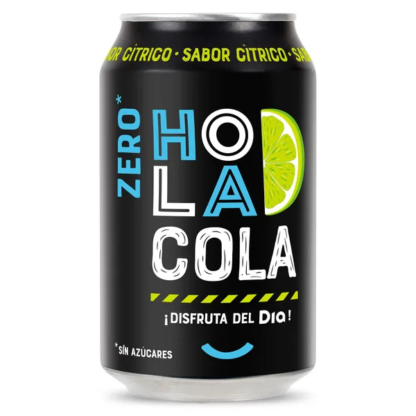 Refresco de cola zero sabor cítrico Dia Hola Cola 330 ml 2
