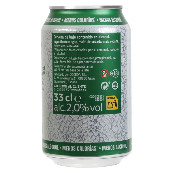 Cerveza baja en calorías session Ramblers de Dia pack 6 x 33 cl 3