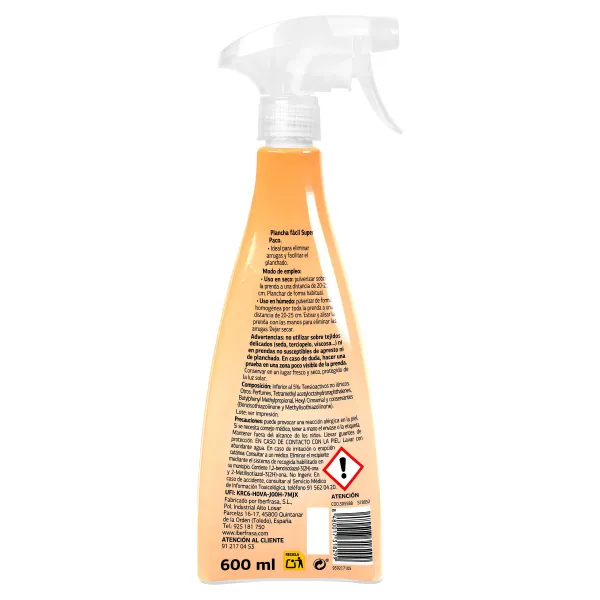Planchado fácil Super Paco de Dia spray 600 ml 2