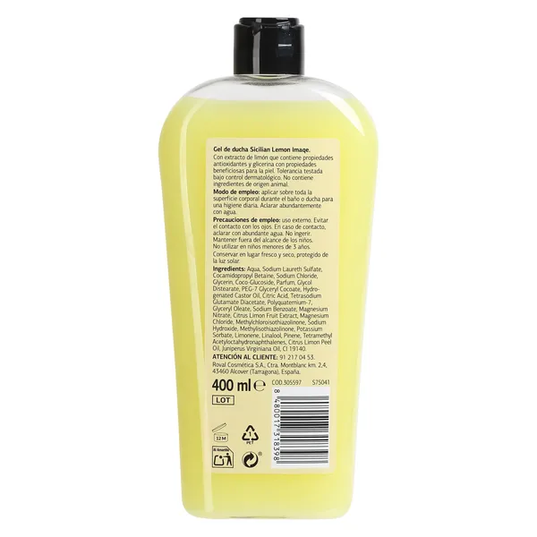 Gel de ducha sicilian lemon Imaqe de Dia botella 400 ml 2