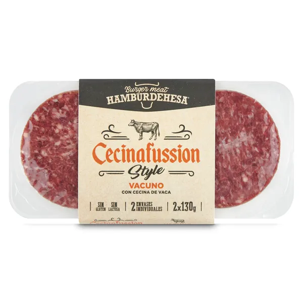 Burger de vacuno con cecina Hamburdehesa bandeja 260 g