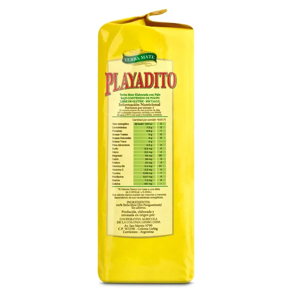 Yerba mate Playadito 250 g 4