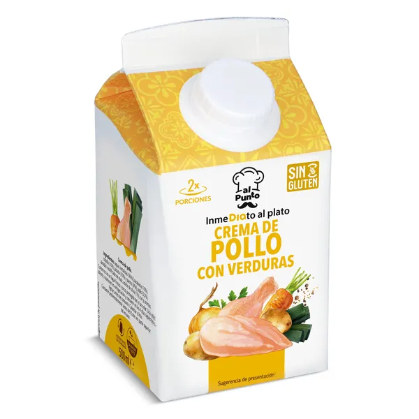 Crema de pollo con verduras Dia Al Punto 500 ml