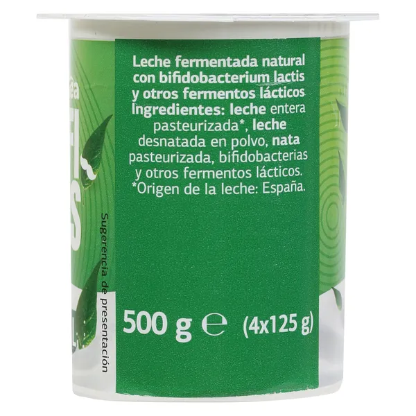 Bífidus natural Dia Láctea pack 4 x 125 g 6