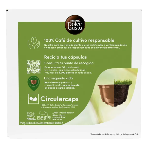 Café con leche en cápsulas Genova Nescafé Dolce Gusto caja 14 unidades 2