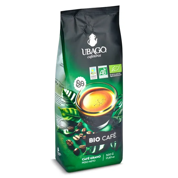 Café en grano ecológico Ubago 500 g