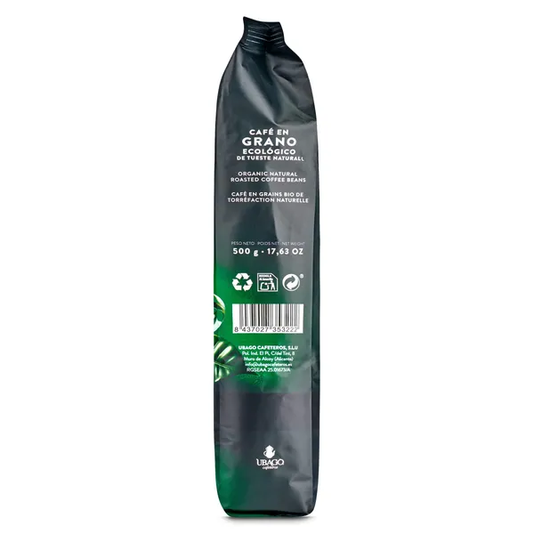 Café en grano ecológico Ubago 500 g 4