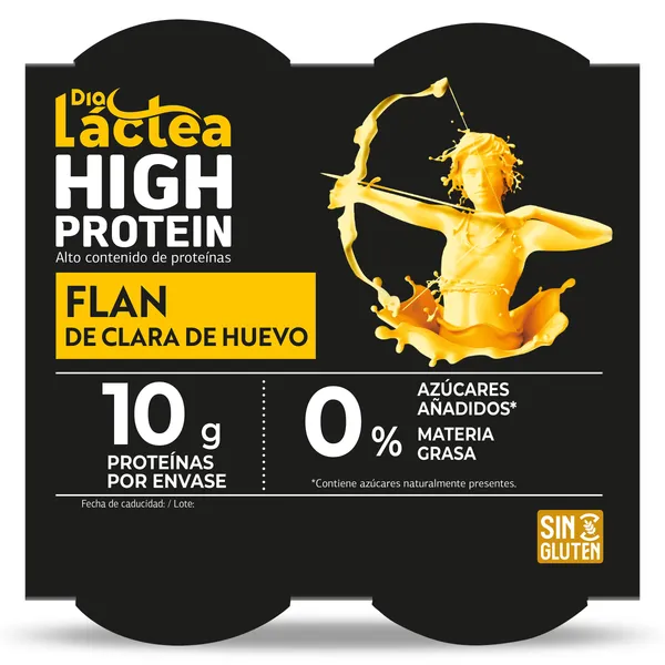 Flan de huevo alto en proteínas Dia Láctea 4 x 100 g 2