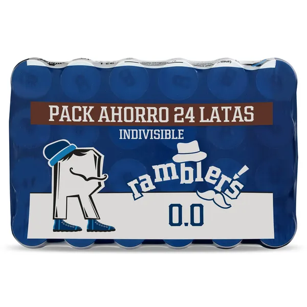 Cerveza 0,0% alcohol Ramblers de Dia lata 24 x 33 cl 2
