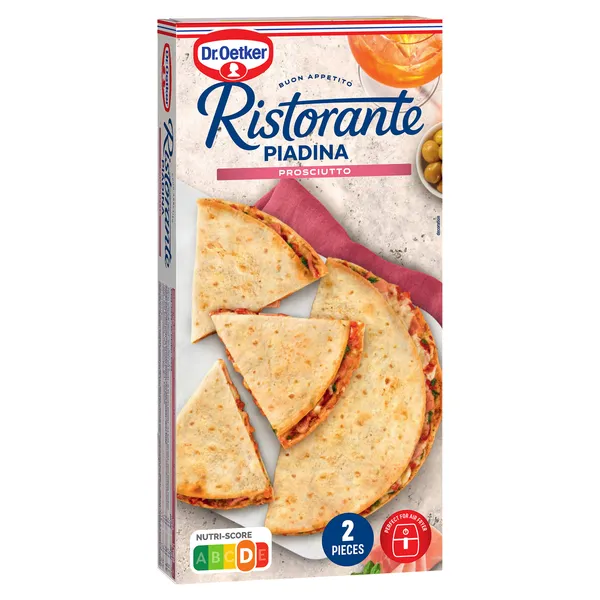 Pizza piadina prosciutto Dr. Oetker Ristorante caja 280 g