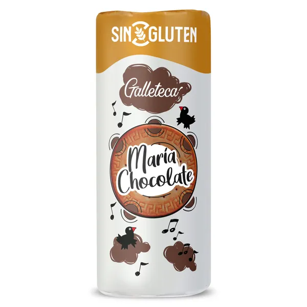 Galletas María con chocolate sin gluten Galleteca de Dia 200 g 2