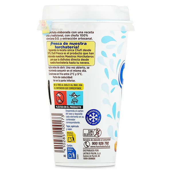 Horchata fresca Chufi vaso 230 ml 3