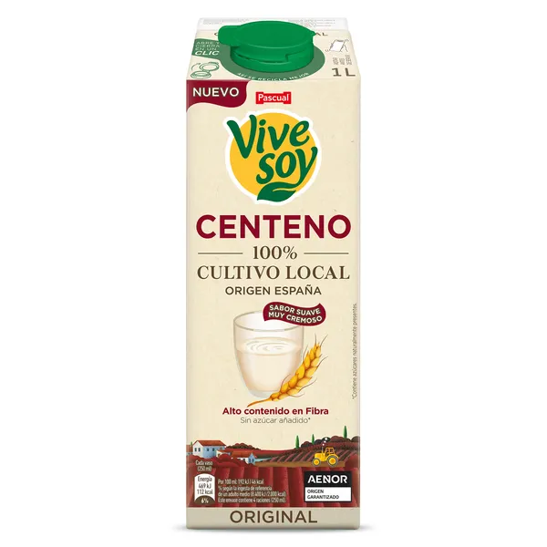 Bebida de centeno Vivesoy brik 1 l 2