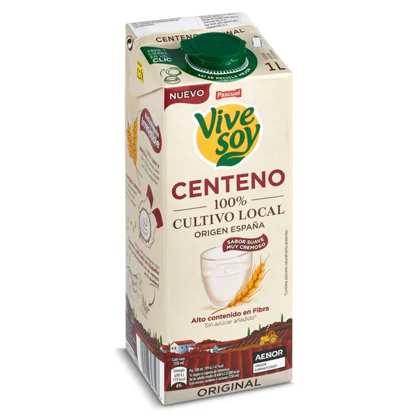 Bebida de centeno Vivesoy brik 1 l
