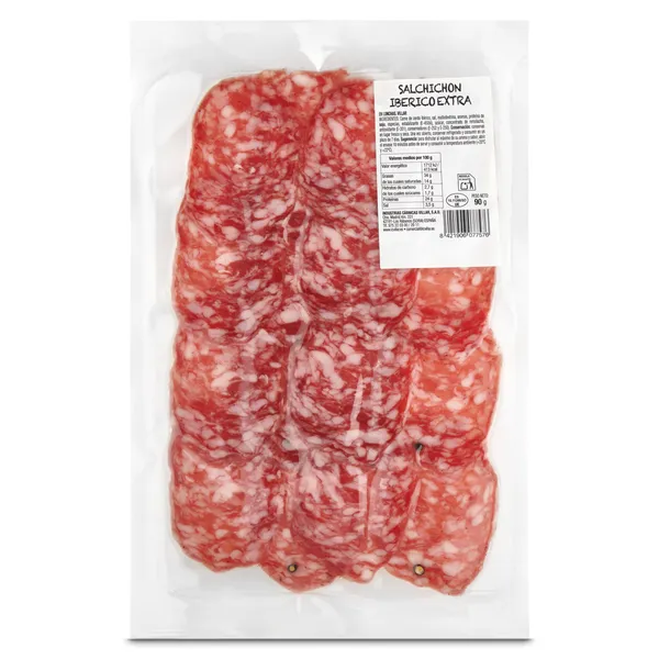 Salchichón de cebo ibérico extra Villar 90 g