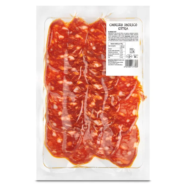 Chorizo ibérico extra Villar 90 g 2