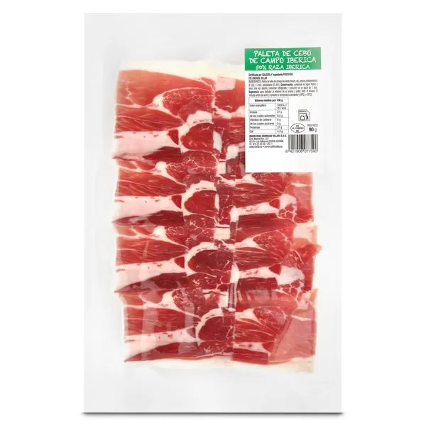 Paleta de cebo de campo 50% raza ibérica Villar 90 g 2