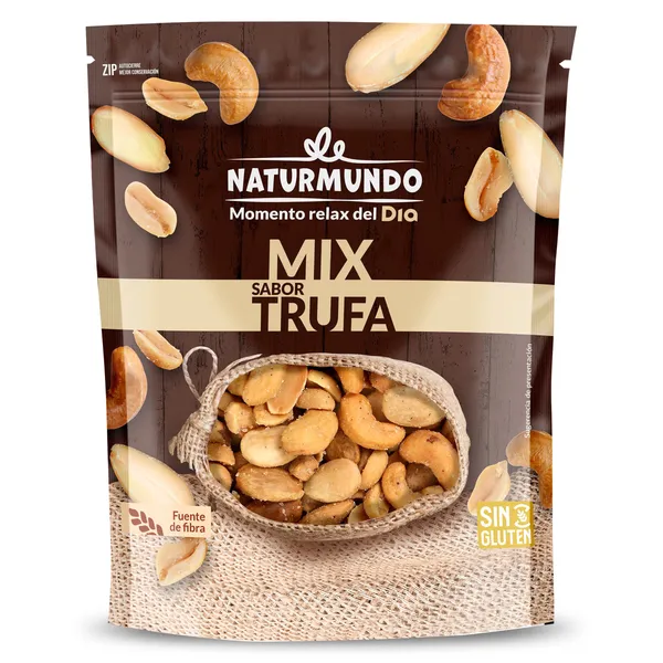 Mix de frutos secos sabor trufa Dia Naturmundo 185 g 2