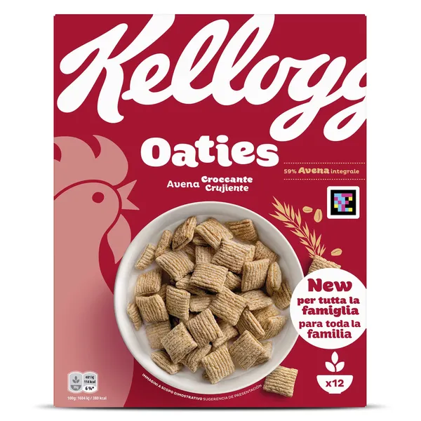 Cereales de avena oaties Kellogg's caja 360 g 2