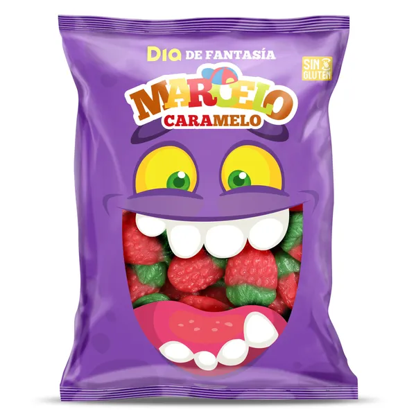 Golosinas fresas Dia Marcelo Caramelo 200 g 2