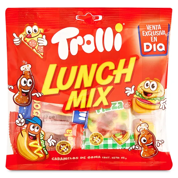 Golosinas lunch mix Trolli bolsa 83 g 2