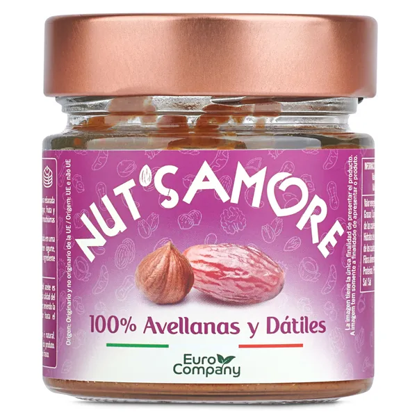 Crema de avellanas y dátiles Nut's amore 175 g 2