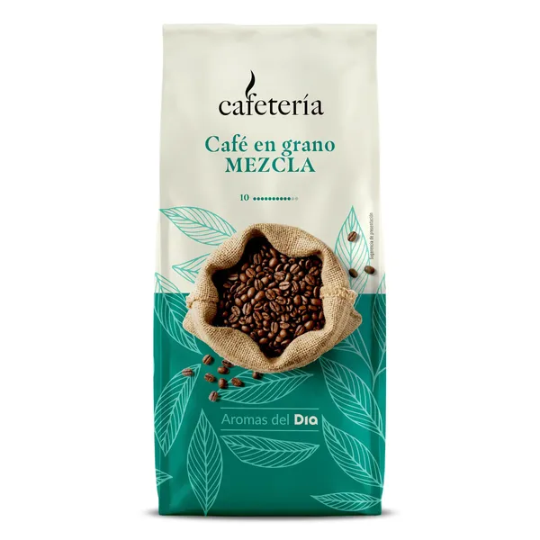 Café en grano mezcla Dia Cafetería 500 g 2