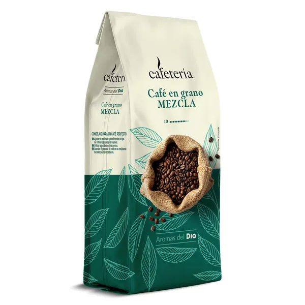 Café en grano mezcla Dia Cafetería 500 g 3