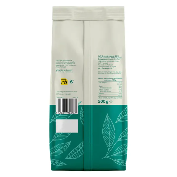 Café en grano mezcla Dia Cafetería 500 g 5