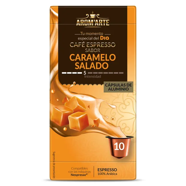 Cápsulas de café caramelo Dia Arom'arte 10 unidades 2