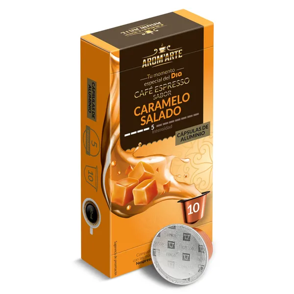 Cápsulas de café caramelo Dia Arom'arte 10 unidades 3