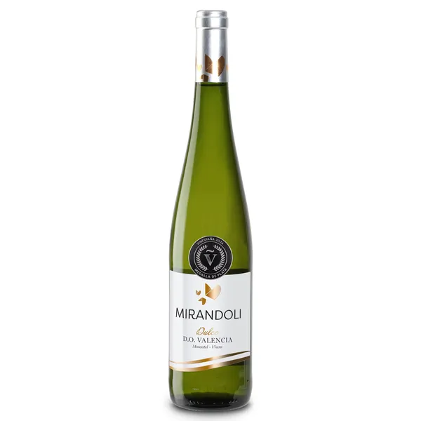 Vino blanco dulce moscatel D.O. Valencia Mirandoli botella 75 cl