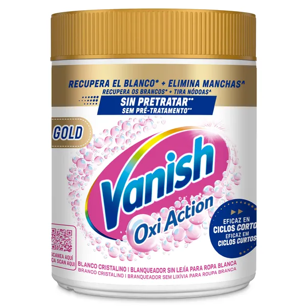 Quitamanchas para ropa blanca gold Vanish 400 g 2