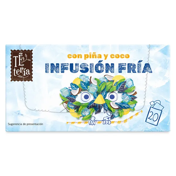 Infusión fría con piña y coco Tetería de Dia caja 20 unidades 2