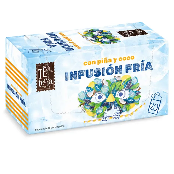 Infusión fría con piña y coco Tetería de Dia caja 20 unidades